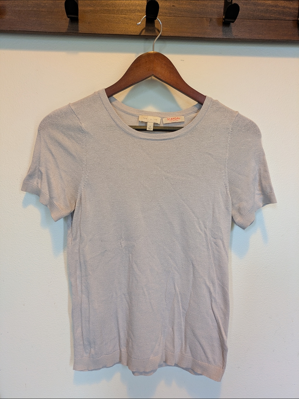 The limited Short-Sleeve Sweater In cool Gray